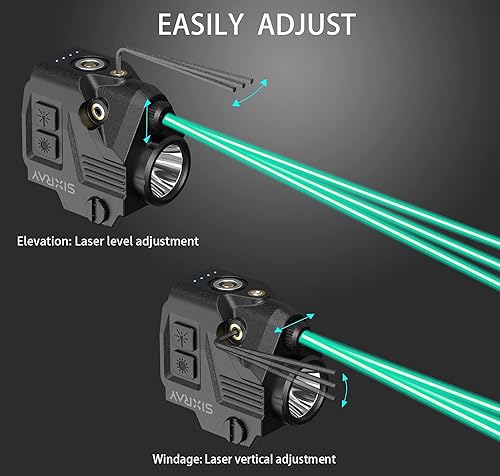 Miniatura 4 de Luz de pistola láser de 420 lúmenes, riel de tejedor Picatinny LED con carga magnética, función estroboscópica de liberación rápida, combo de luz