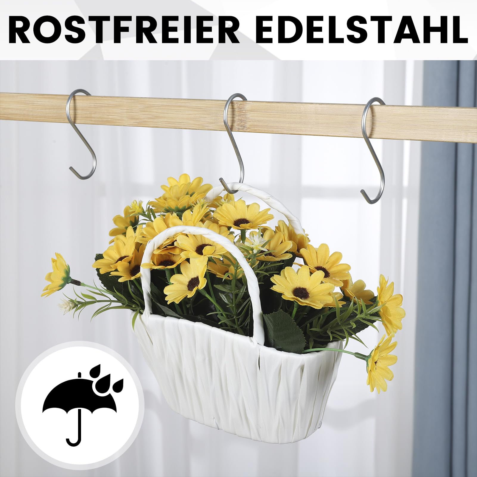 100 Ganci A S In Acciaio Inossidabile Mini - Per Appendere Oggetti Piccoli In Casa, Cucina E Fai Da Te