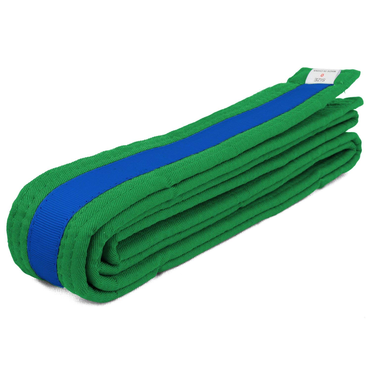 AAMA Martial Arts Belt Mixed Stripe Color Belts and Black Belts - Taekwondo Karate Judo