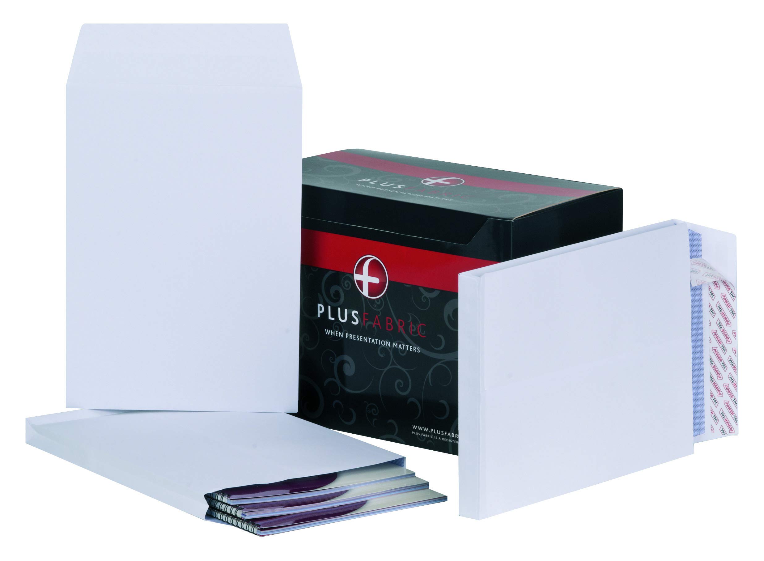 Plus Fabric Gusset C4 Env Peel and Seal 120gsm Wht Pack of 100 C26766