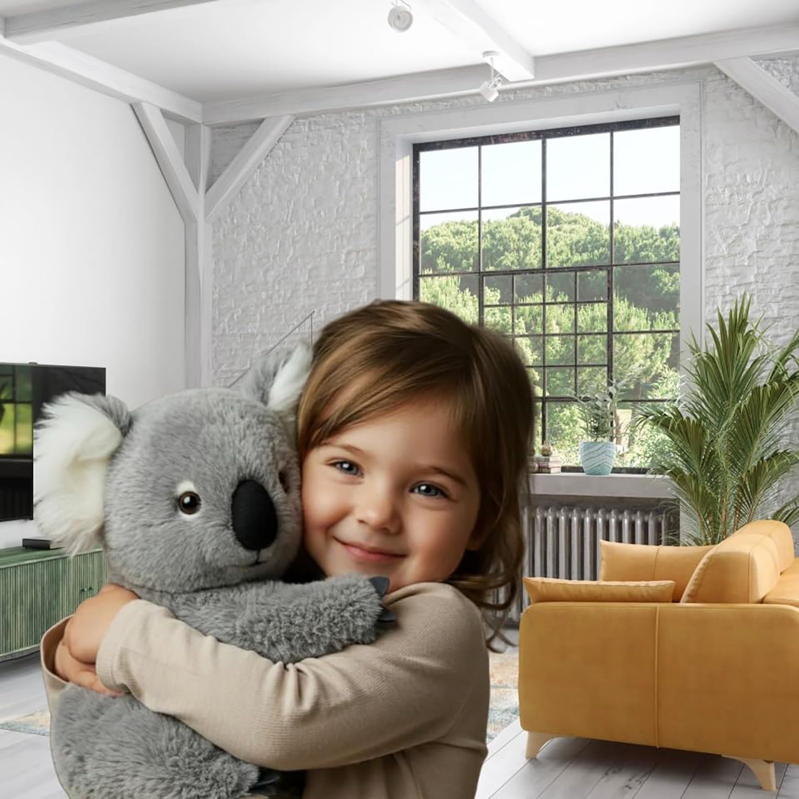The Koaly - Emocjonalne Leczenie Na żądanie, Ultra Miękkie Imitacje Koali, Dla Złagodzenia Stresu, Wsparcia Emocjonalnego, Sympatyczny Pluszak Koala, Przytulny Komfort