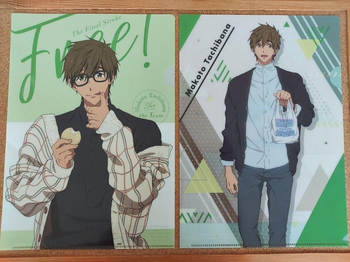 Free! FS 橘真琴 クリアファイル ポストカード セット ローソン Free! FS 橘真琴 クリアファイル ポストカード セット ローソン