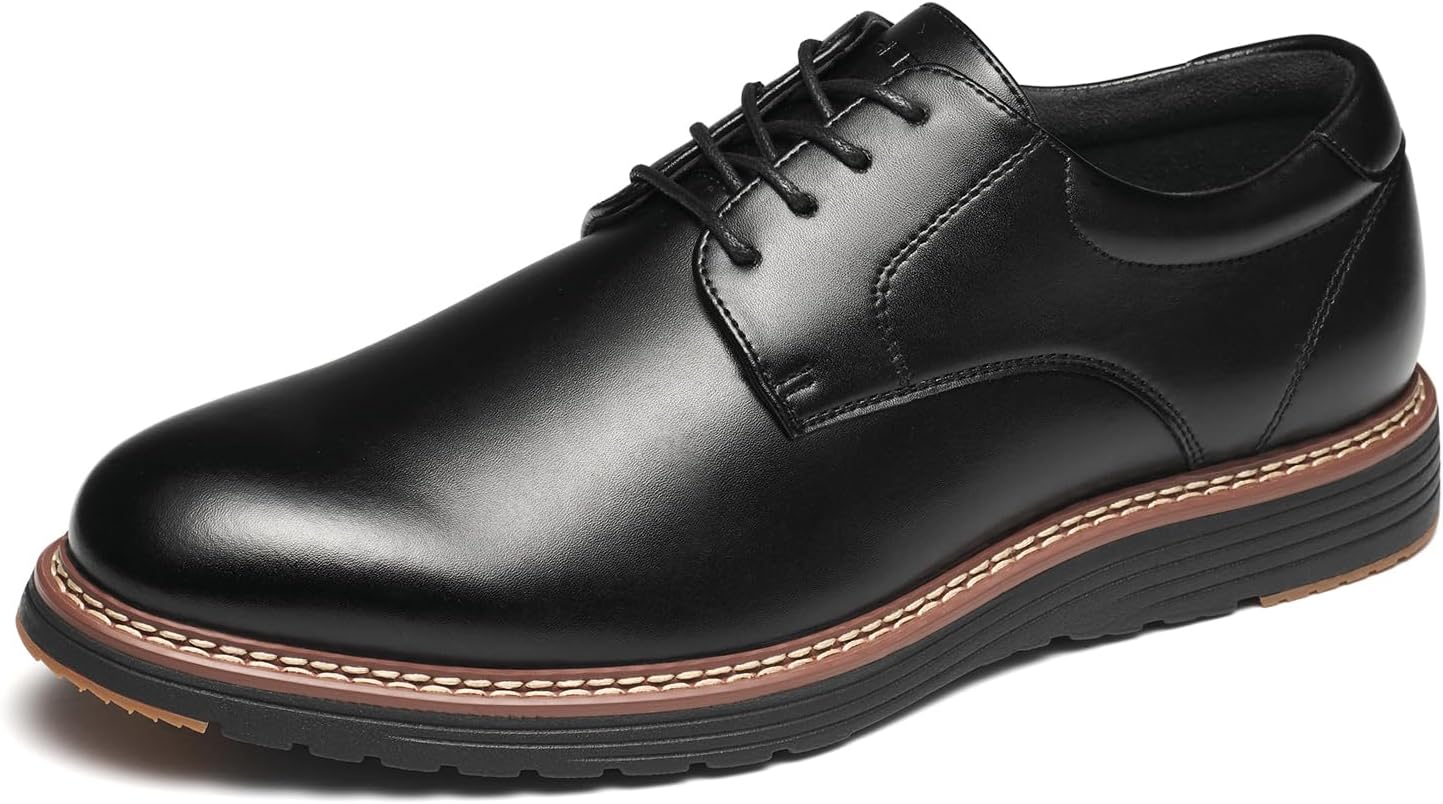 HEEZ Mens Dress Shoes Comfortable Dress Sneakers for Men Casual Oxfords