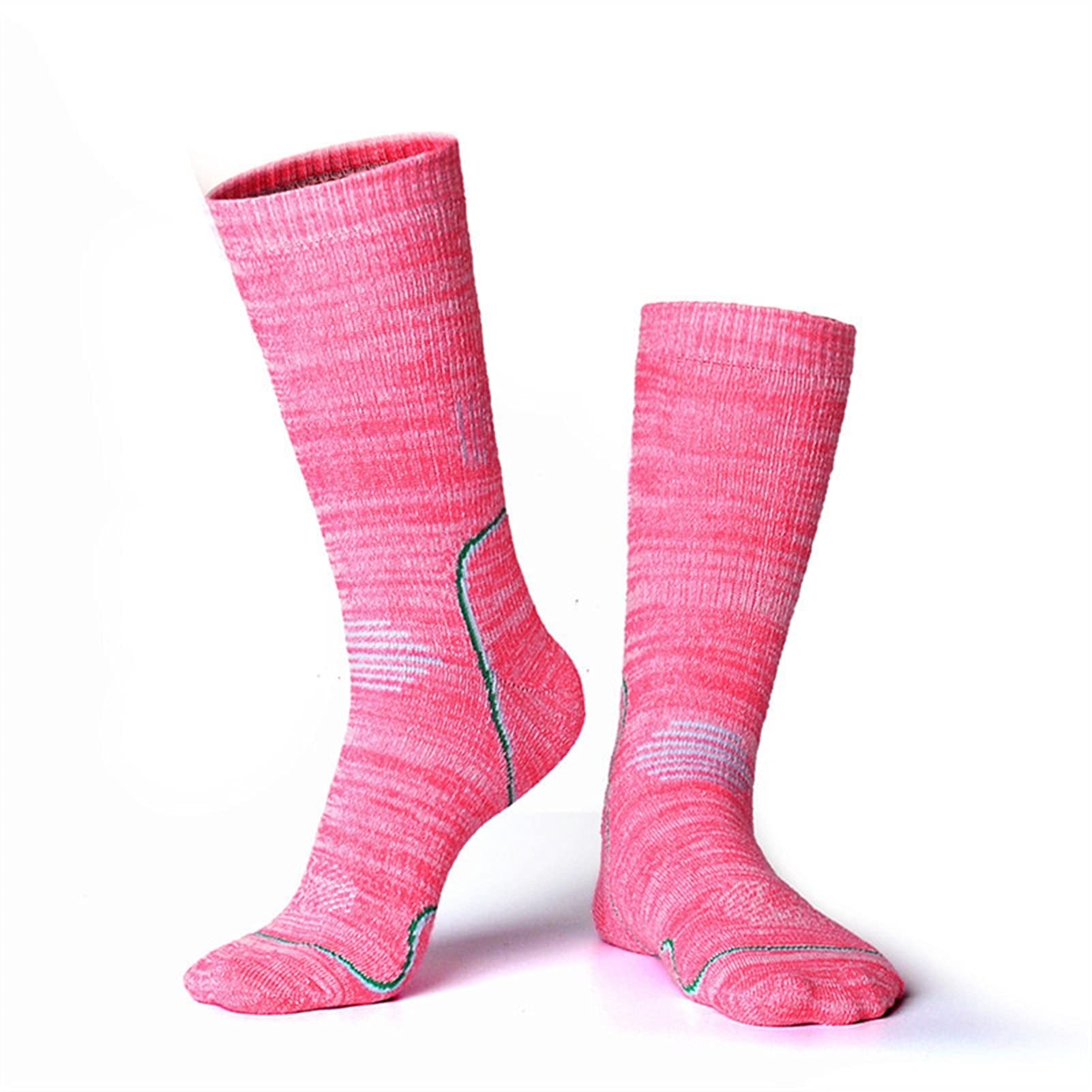 Winter Femmes Chaussettes de Ski de Coton Snowboard Épaisseur Randonnée Sports Chaussettes d'humidité Absorption High Elastique Chaussette Thermique élastique Chaussettes de Cyclisme