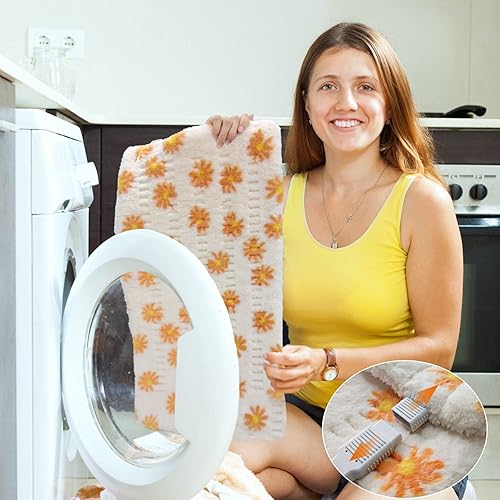 Miniatura 7 de HELLOMOTO Almohadilla térmica para aliviar el dolor, almohadilla térmica eléctrica para aliviar el dolor de espalda y calambres, 12 ajustes de calor