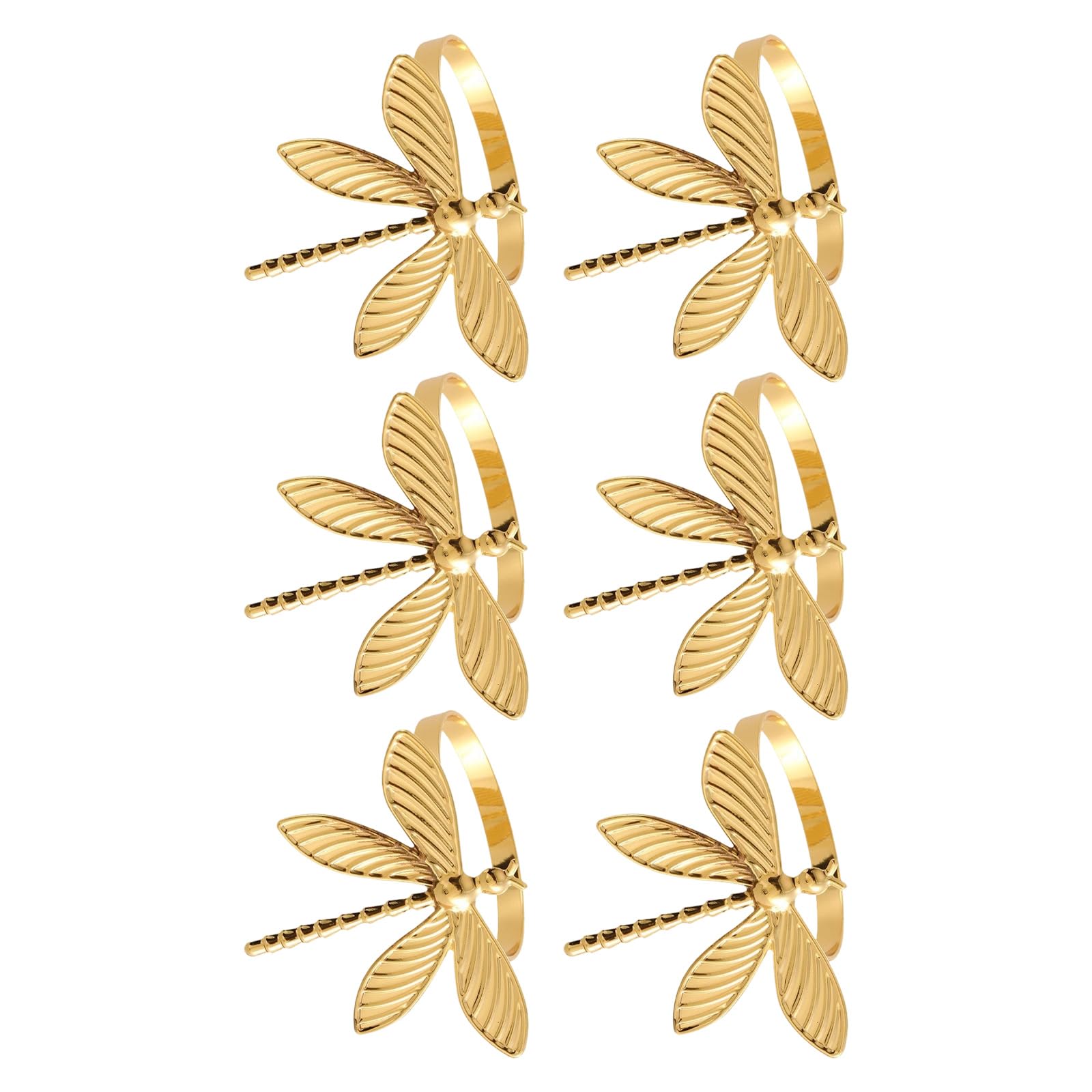 Oil Drip Dragonflies Napkin Accessories Metal Designs Napkin Holder Accessory for Wedding Table Decoration Multifunctional Dragonflies Towel Holders