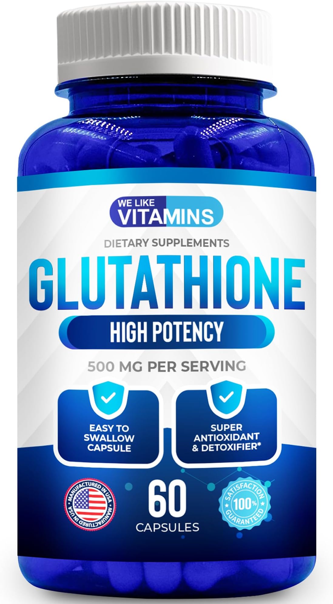 Amazing Formulas Reduced LGlutathione Supplement 500 Mg