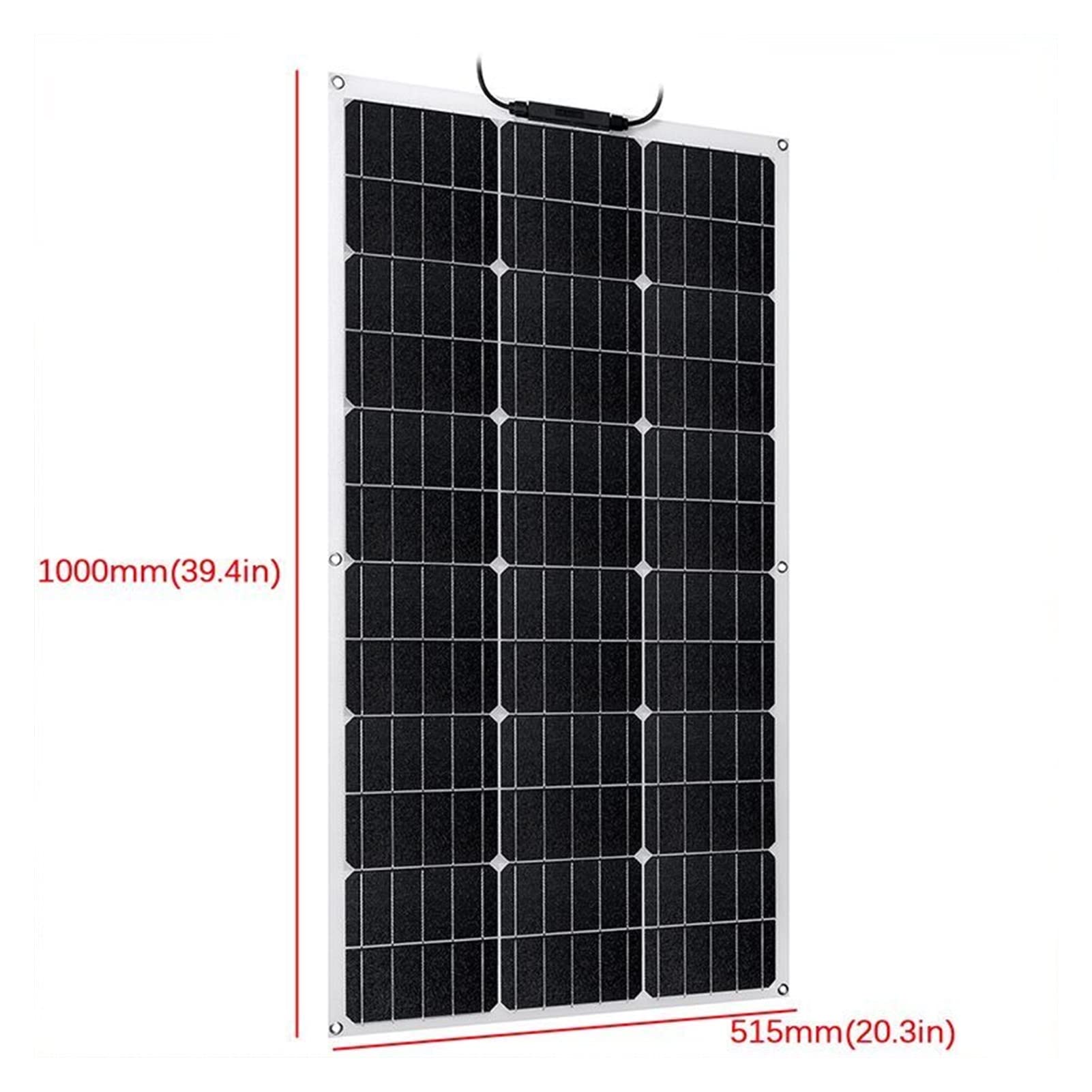 Panel słoneczny 160W 18V o wysokiej wydajności monokrystaliczny przenośny elastyczny wodoodporny awaryjny ładowanie zewnętrzne zasilanie akumulatorowe(80W and 30A)
