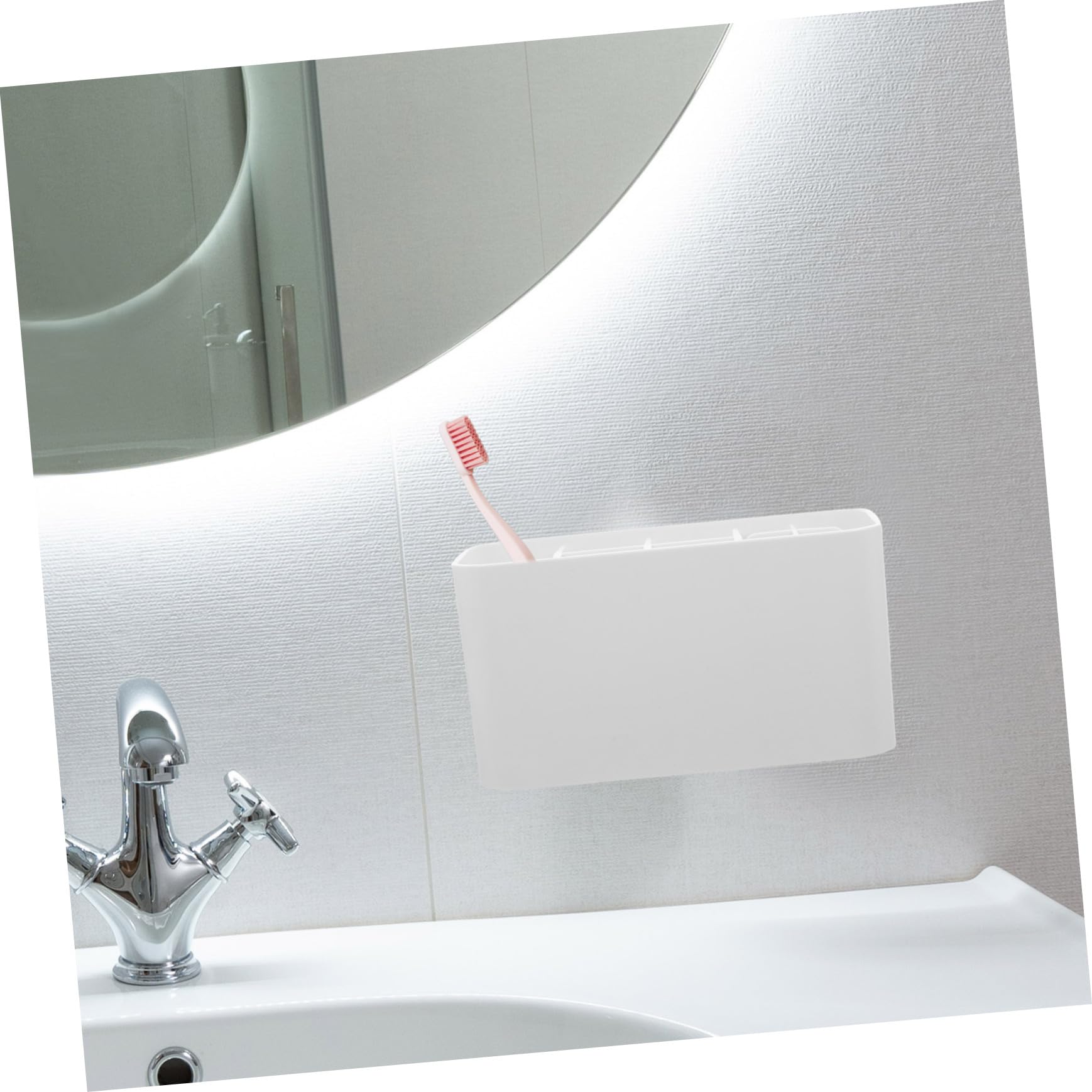 Alipis Scatola Scatola portaspazzolino elettrico storage box organizer per cosmetici porta spazzolini da parete per bagni custodia da bagno addominali