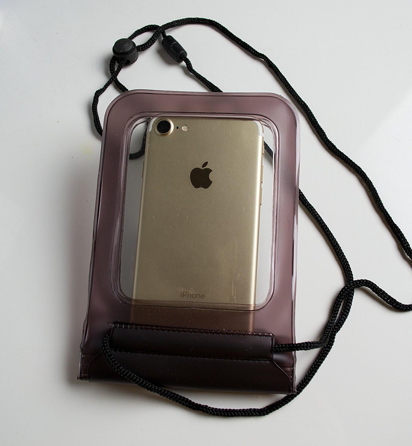 Toby by HORIZONT the waterproof shoulder bag, beach bag, cell phone cover 6 inch with several zip locks and adjustable strap with tear-off protection 100% Waterproof Bag