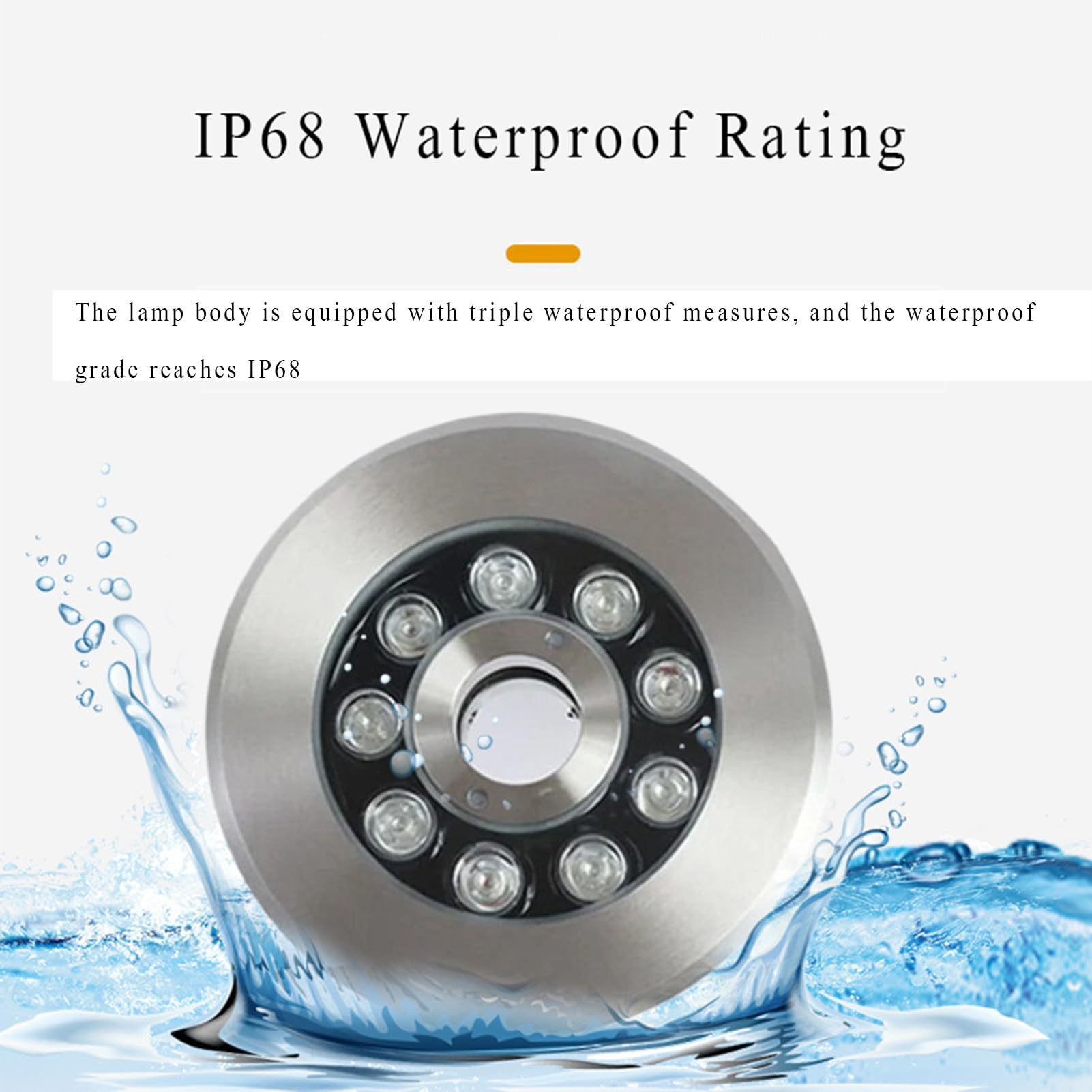 LED Lámpara Subacuática Luz De Piscina Bajo Voltaje AC12/24V IP68 Resistente Al Agua Acero Inoxidable Forma De Anillo Luz De Estanque para Exteriores Estanques Rocallas Luces De Paisaje(Purple,
