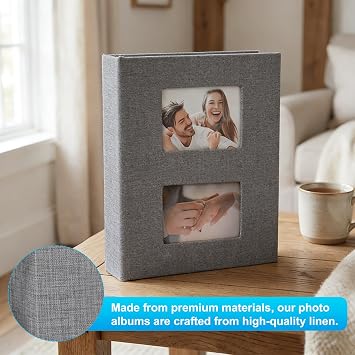 Photo Albums 6x4 200 Photos Slip In, Photo Album Large