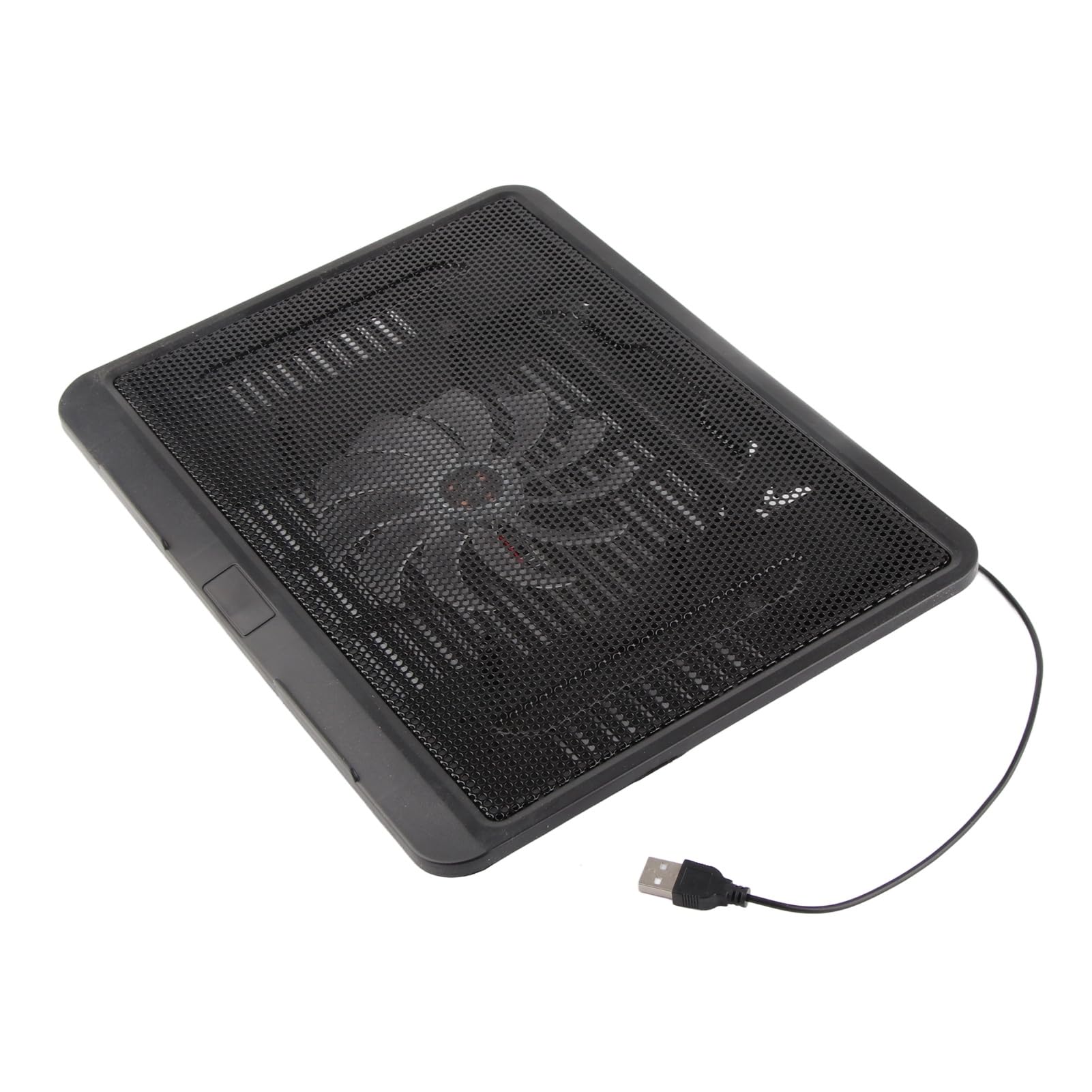 Podkładka Chłodząca Notepal L2 Podstawa Chłodząca do Laptopa z Dużym Wentylatorem Podstawka USB do Notebooka 14 lub Mniejszego Czarna, żelazna Siatka + Inżynieryjne Tworzywa