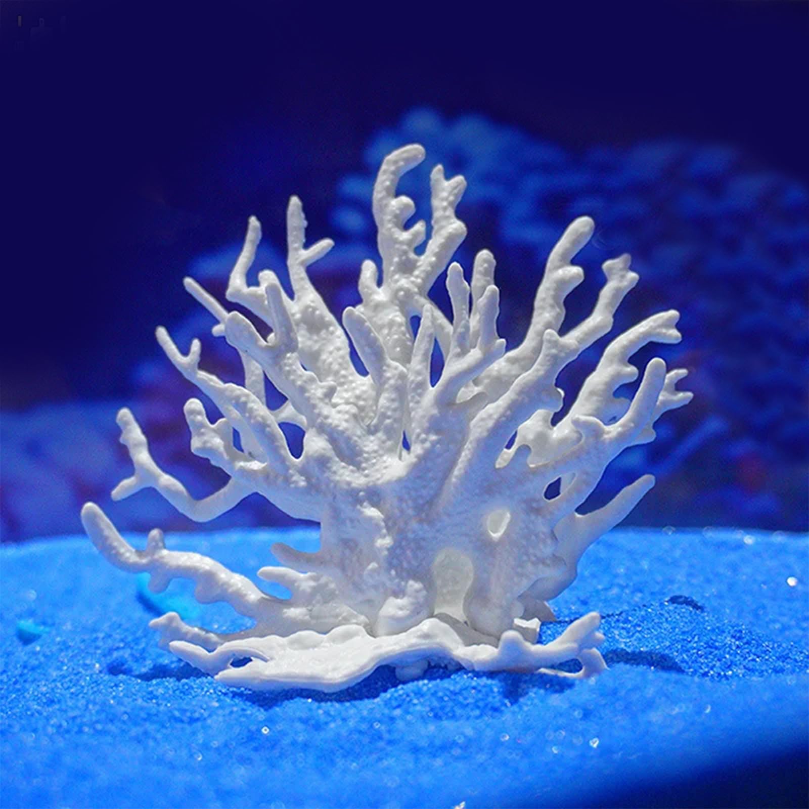 Decorazione per acquario corallo artificiale con gamberetti pianta acquario accessorio paesaggistica