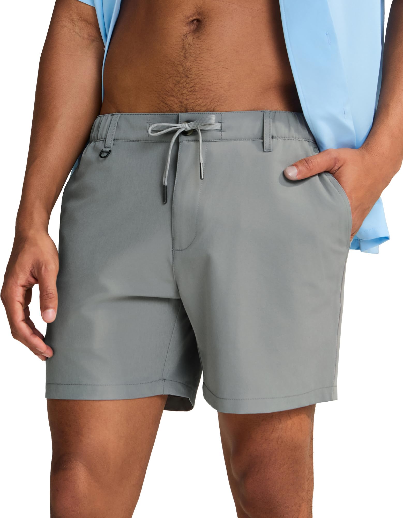 Men's 5/7 Inch Casual Classic Fit Shorts with Multi-Pocket Quick Dry Sports Shorts