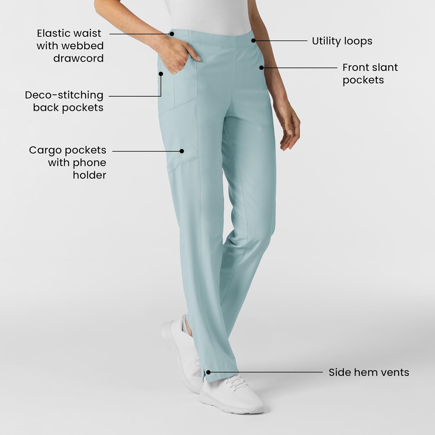 Wink Womens Scrub Pant - Image 4