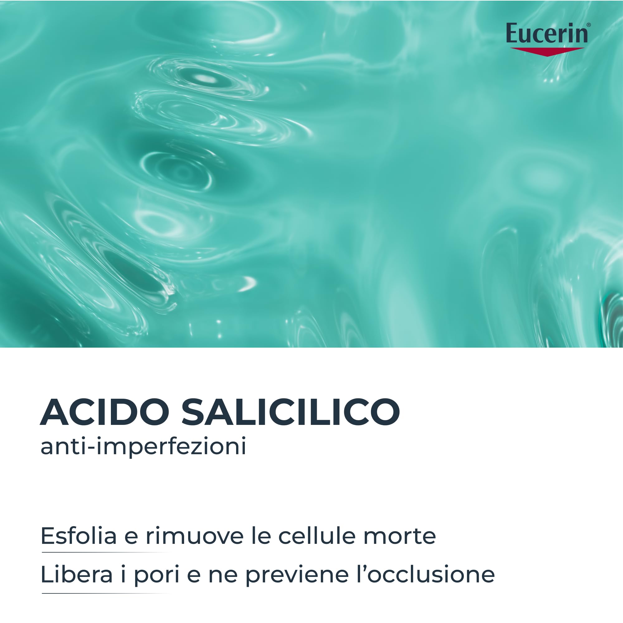 Eucerin DermoPure Clinical Detergente Viso Tripla Azione 400 ml, Detergente schiumogeno viso anti macchie, imperfezioni e lucidità con 2% Acido Salicilico per pelle grassa e a tendenza acneica