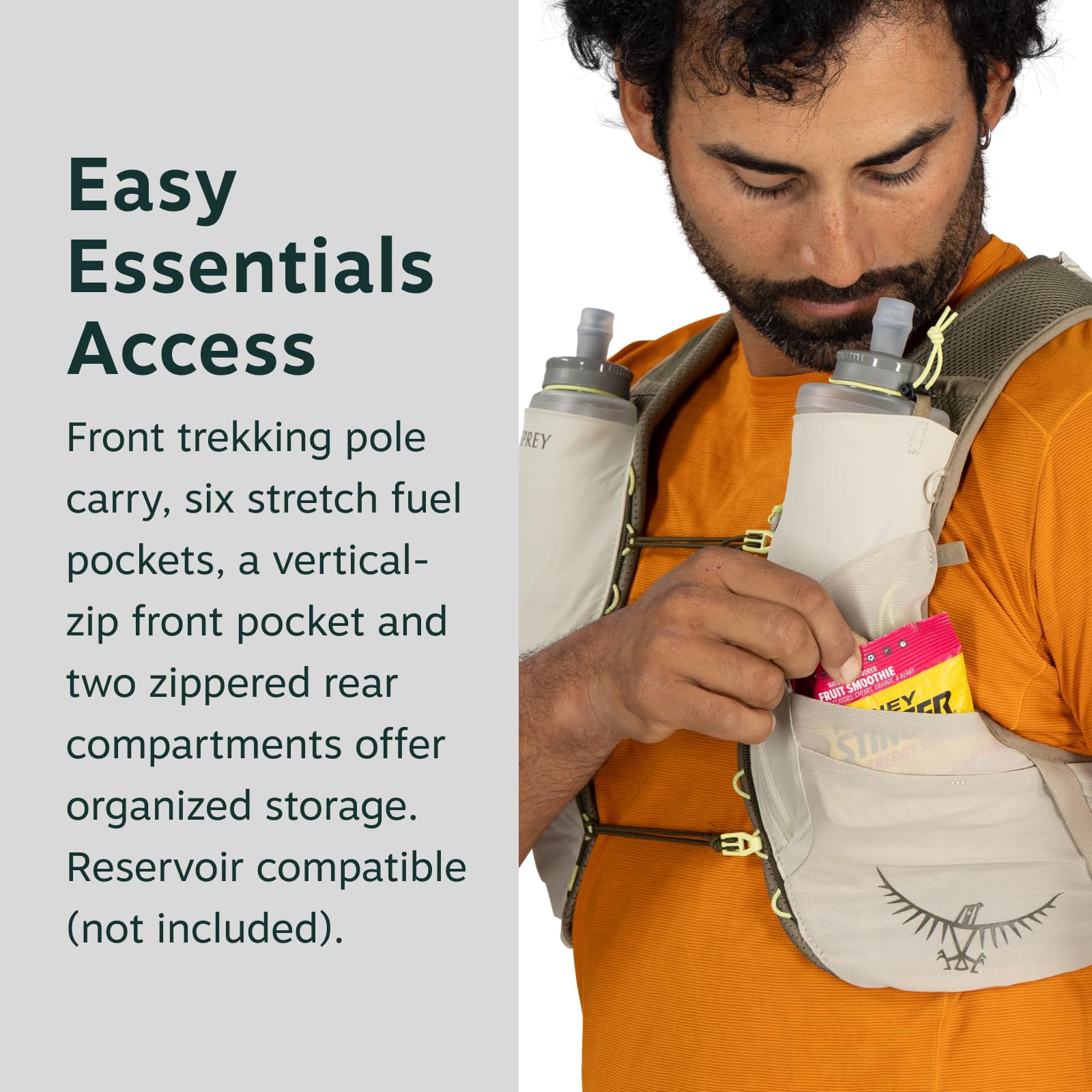 Osprey Duro 6L Men's Running Hydration Vest with Hydraulics Soft Flasks