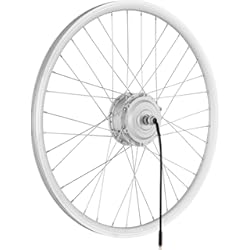 Rueda Eléctrica Bicicleta 29 Pulgadas windmeile | e-Bike Rueda Delantera con Motor de buje, radios, Plata, 20/26/28, 36V/48V, 250W, e-Bike, Bicicleta eléctrica, pedelec