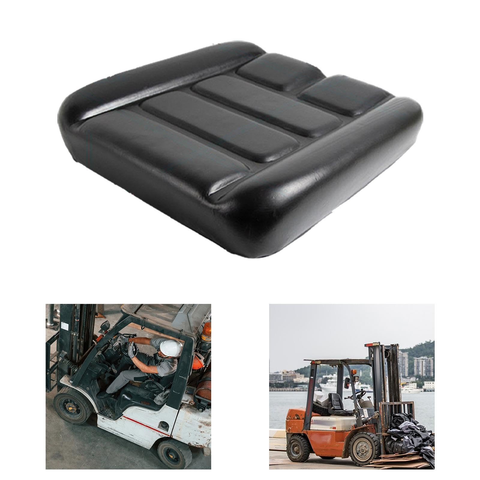 Sedile Universale per Carrello, Sedile per Trattore, Sedile per Macchina Agricola a Tre Ruote, Facile Installazione, Accessorio Compatto per, 46cmx41cm