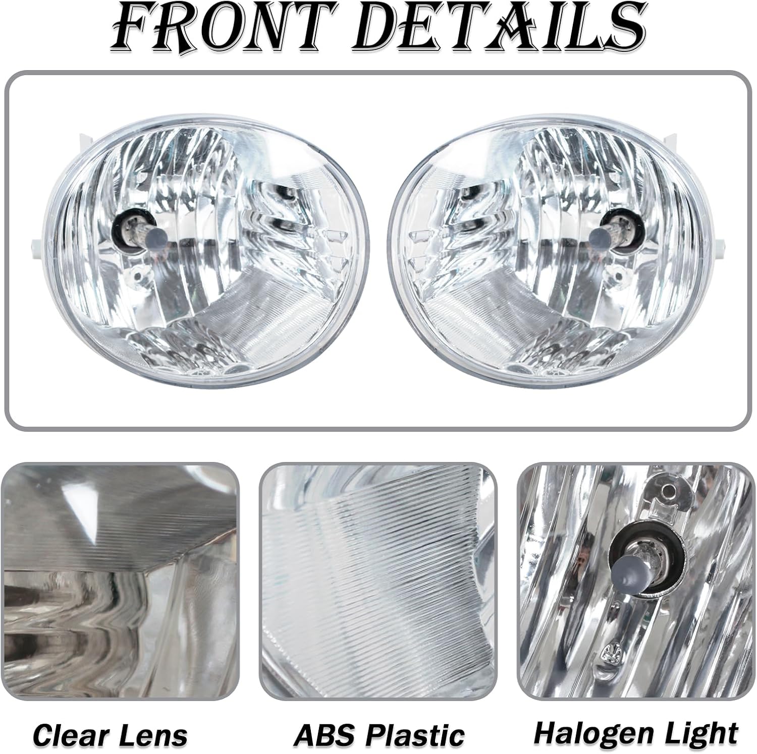 Front Bumper Fog Light For Toyota RAV4 Avalon 4 Runner For Lexus ES330 2005-2006 Foglight Assembly Left&Right
