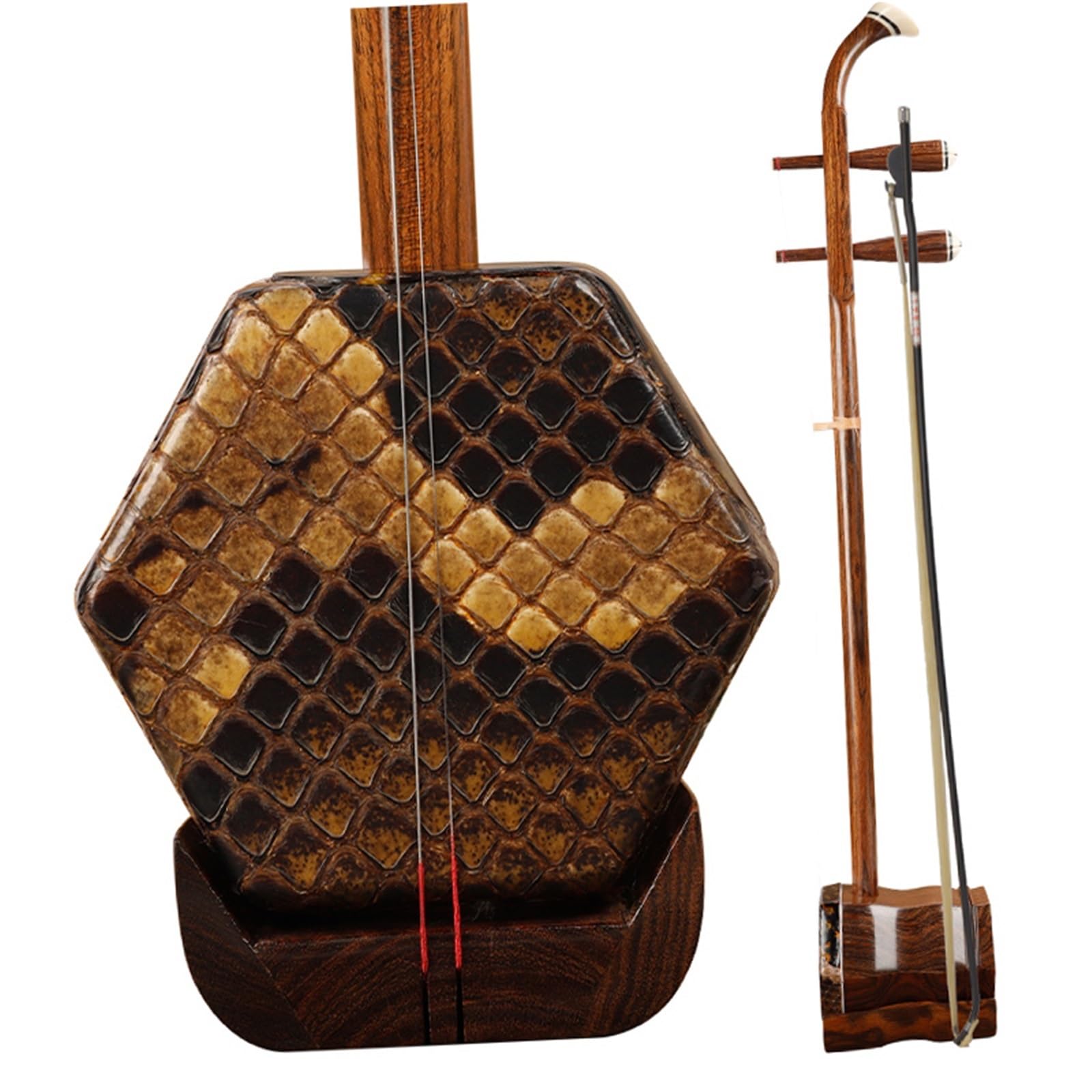 Erhu dla początkujących Instrument Erhu Ze Złotego Drzewa Sandałowego Profesjonalne Badanie Wydajności Uniwersalny Instrument Erhu Dla Dorosłych