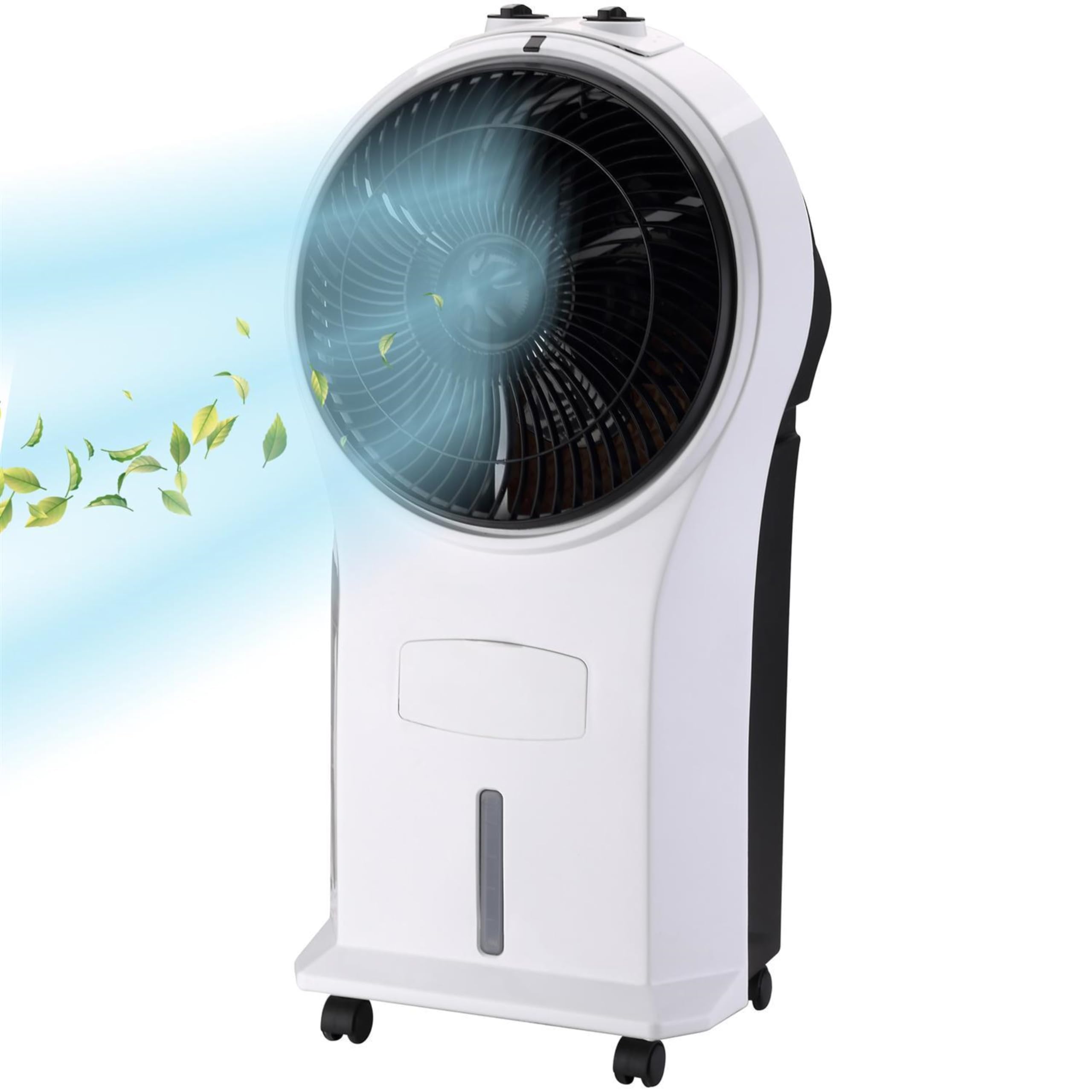 Syntrox Luftkühler mit Wasser Chilly | Verdunstungskühler | Luftbefeuchter, Multifunktions-Ventilator, Effektive Temperaturreduktion, 45 Watt, gegen trockene Luft