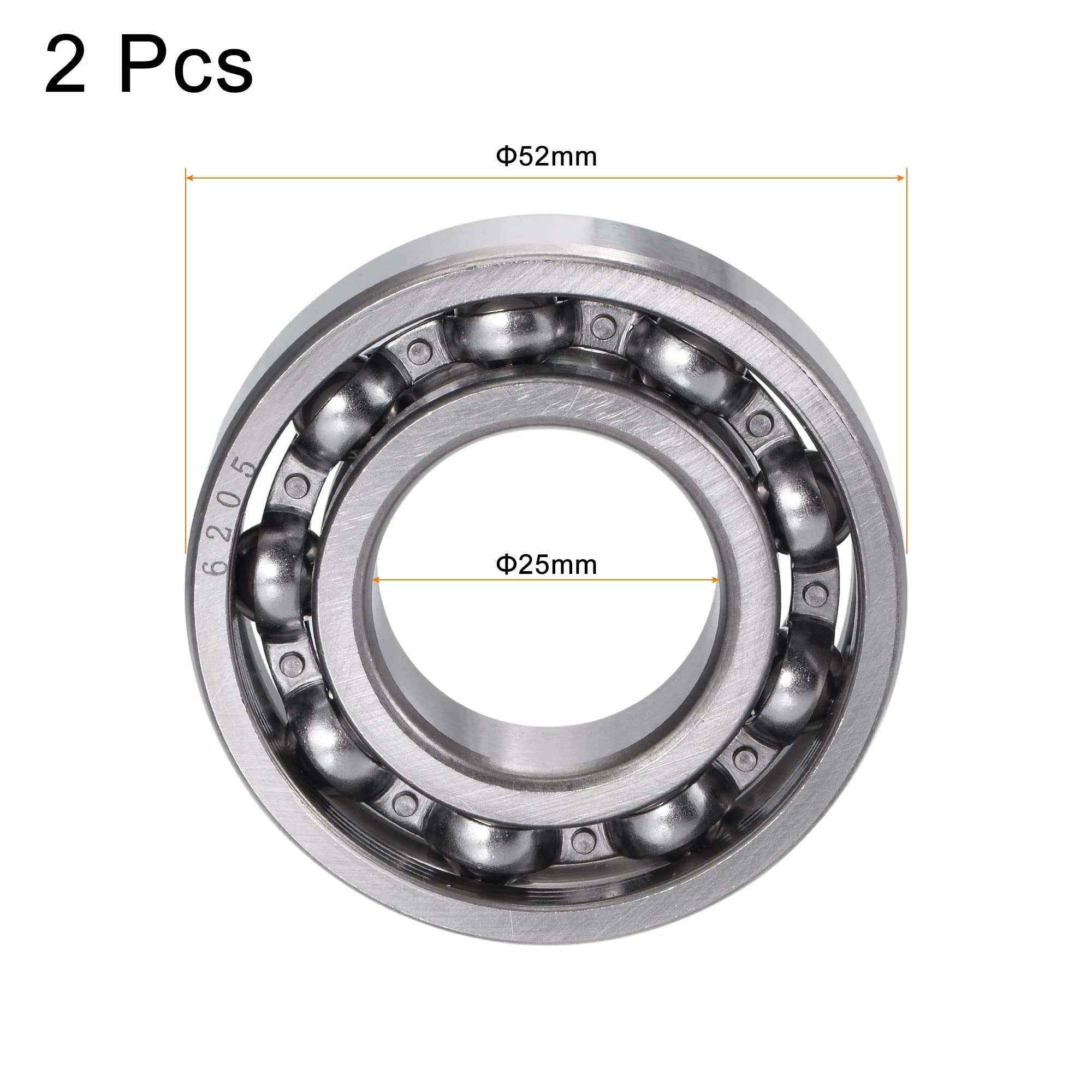 Uxcell 6803-2RS Deep Groove Ball Bearings, Sealed Bearings, 0.7 X 1.0 X 0.2 Inches (17 X 26 X 5 Mm), Double Sealed, Chrome Steel, P6 (ABEC3), Pack Of 10 - Online Marketplace