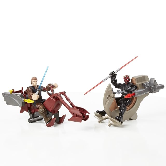 Foto 5 de 8 de Star Wars Mashers B3833 Jedi Speeder & Anakin Skywalker HASBRO B3831, color/modelo surtido