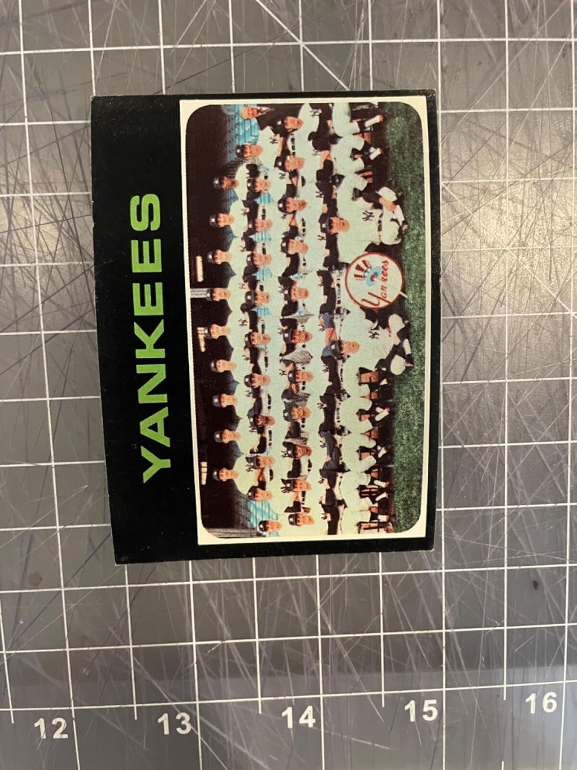 1971 Topps #543 New York Yankees Team Baseball Card Nm+ #2 - Sports Memorabilia
