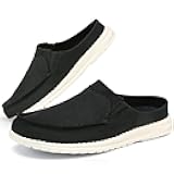 Canvas Mules for Women Comfortable Slip on Shoes Men's Women's Indoor Outdoor House Shoes