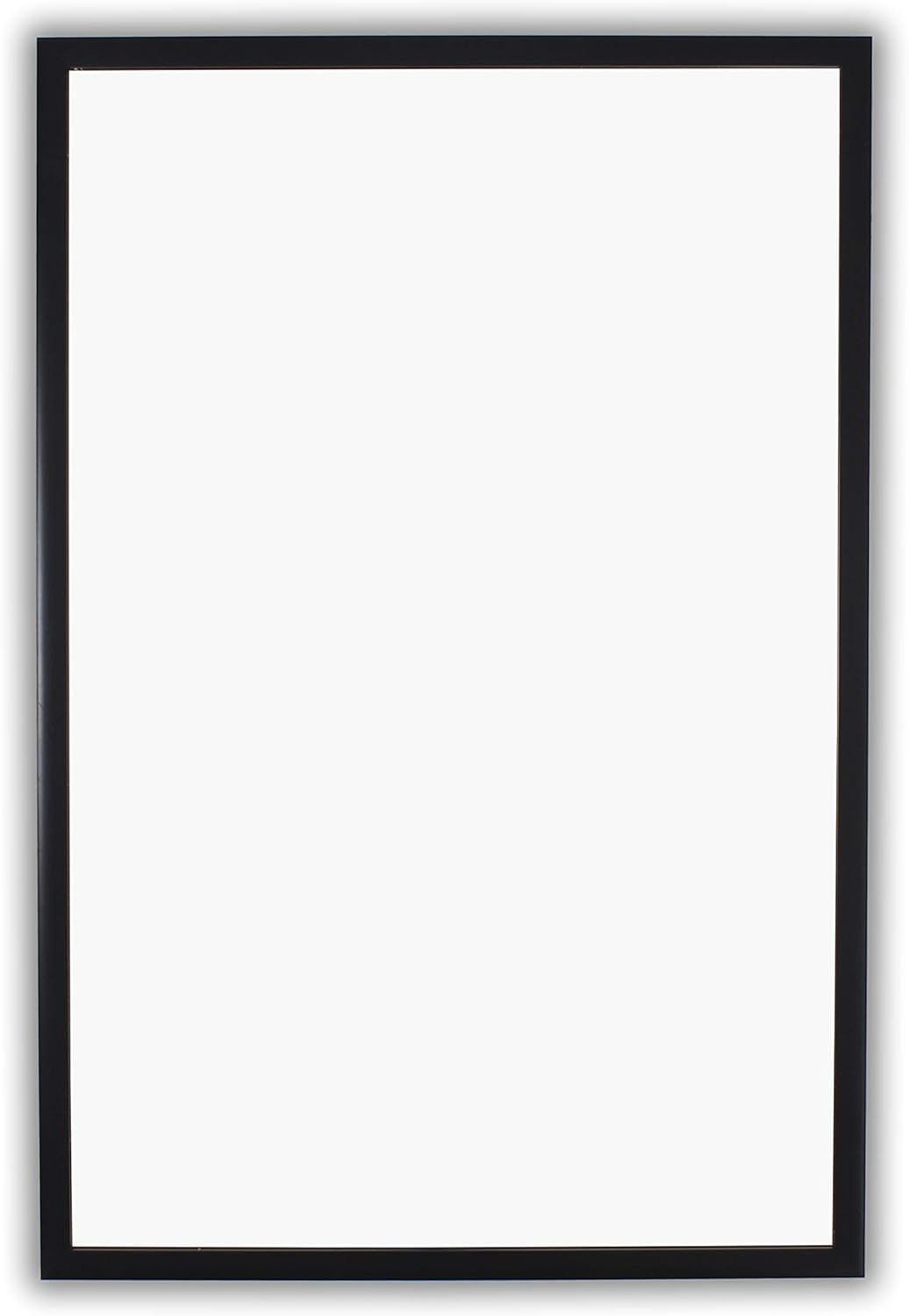 Radiance goodsTextured Black Rectangular Framed Wall Mirror 36" Height