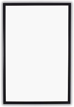 Radiance goodsTextured Black Rectangular Framed Wall Mirror 36" Height