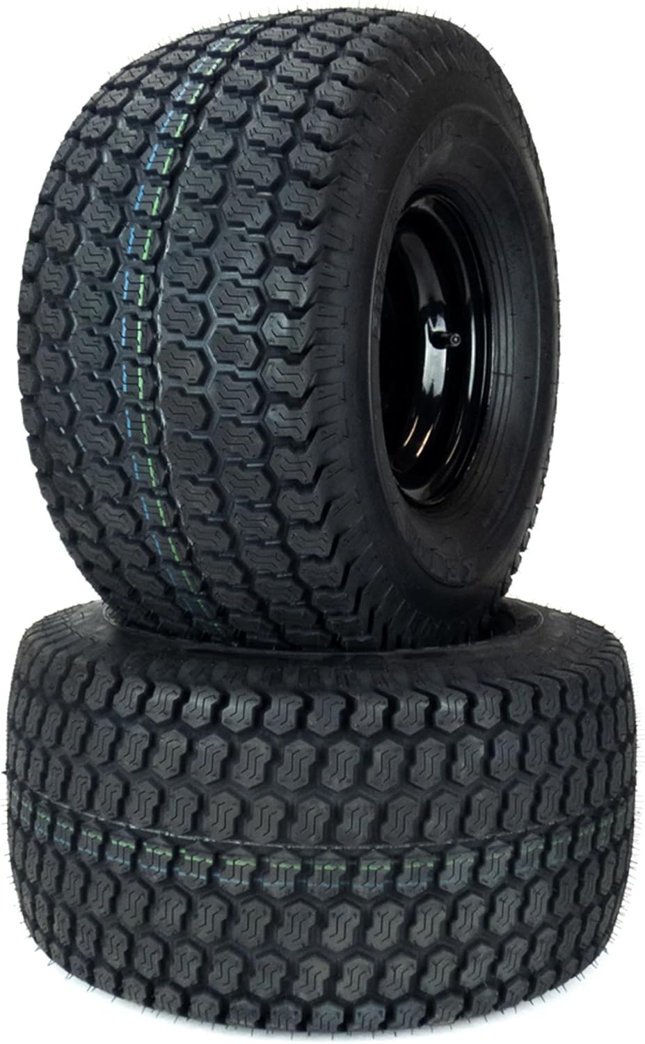 (2) Super Turf Tire Assemblies 20x10.50-8 Fits Toro GrandStand 48" 52" 140-1888