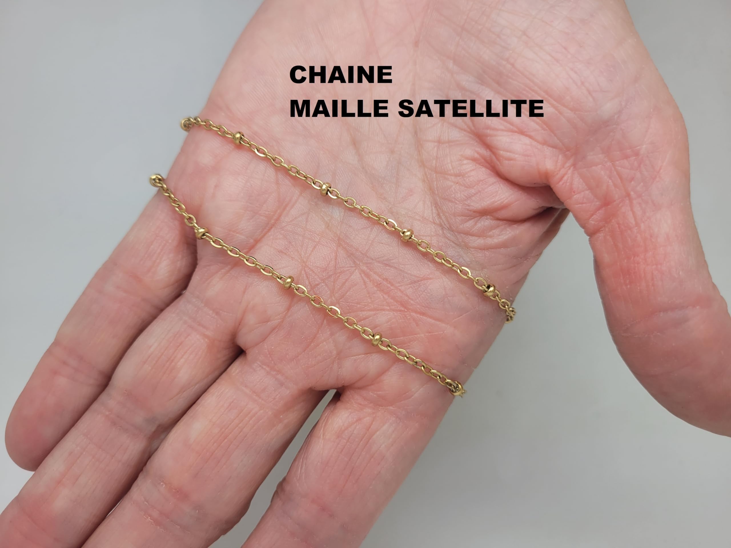 Bola de Grossesse Lisse Personnalisable Ton Or Médaille Gravée Mini Nous Petits Pieds Chaîne Satellite ou Classique Pierre Fines cadeau future maman