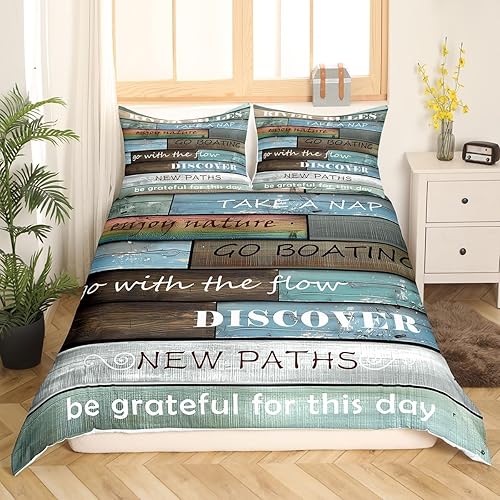 Miniatura 2 de Castle Fairy River Rules - Juego de ropa de cama tamaño Queen, juego de funda de edredón con temática de Lake Life Go Boating para niños y adultos,