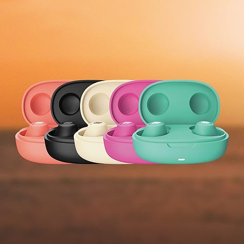 Miniatura 6 de Urbanista Auriculares inalámbricos, auriculares pequeños mejorados con Bluetooth 5.2, controles táctiles, tiempo de reproducción de 27 horas, funda