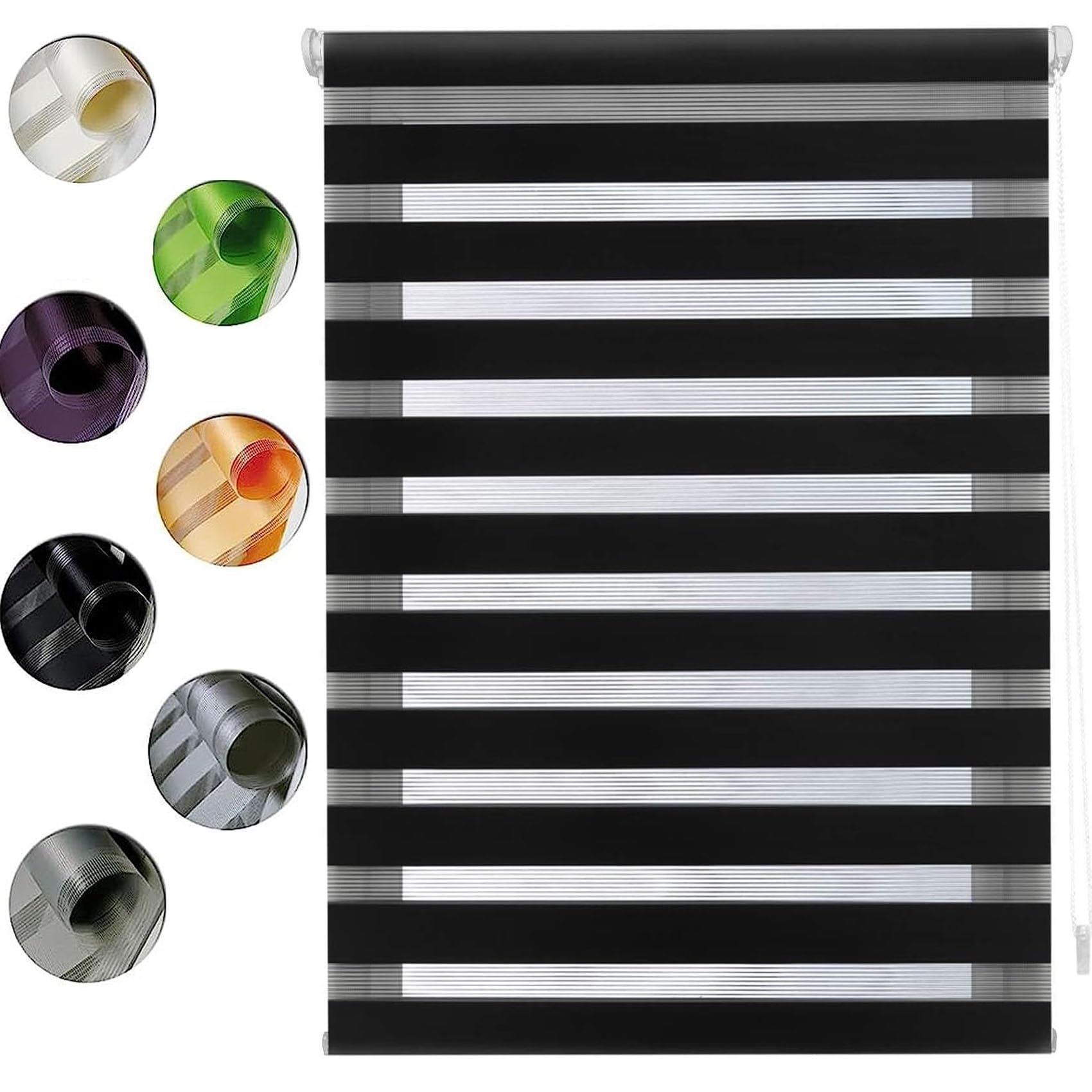 Łatwa instalacja, przenośna roleta zaciemniająca, 70 x 340 cm, 100% zaciemniająca, wodoodporna, tkanina, roleta termiczna, do sypialni, pokoju dziecięcego, na loft, podróż, zawiera akcesoria