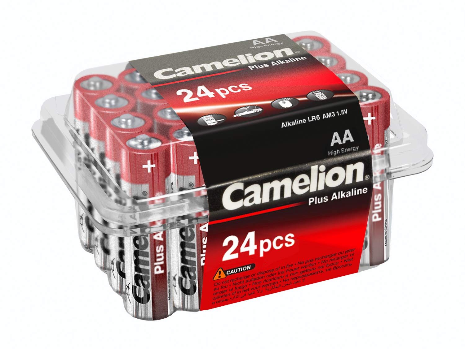 Camelion 11102406 – Batterien Plus Alkaline AA / LR6, 24 Stück