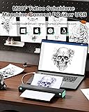 Phomemo M08F Tattoo Printer Thermocopier Printer Tattoos Thermal Tattoo Machines with 10pcs Thermocopier Tattoo Paper - 3