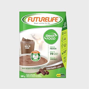 FUTURELIFE Smart Food | 500g/17.6oz | High In Protein | Gluten Free | Keto Friendly | High In Vitamins | High In Minerals | High In Fiber | Chocolate, 1 Pack