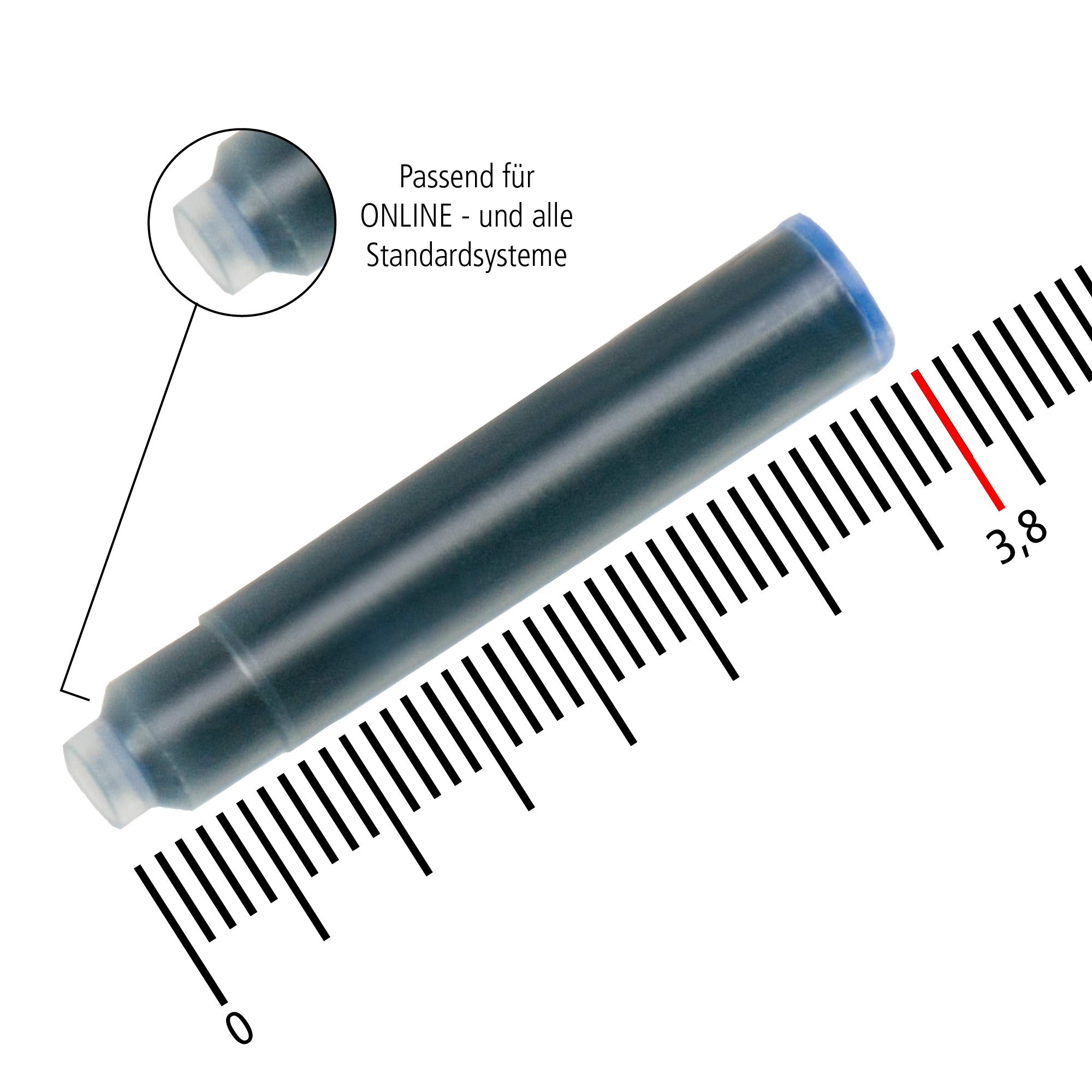 ONLINE Combi-inktpatronen, universele cartridges, compatibel met alle
