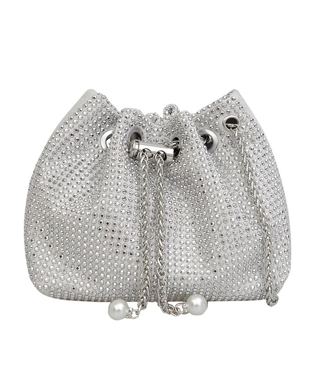 Amazon | [miniministore] キラキラ 巾着バッグ チェーンミニバッグ