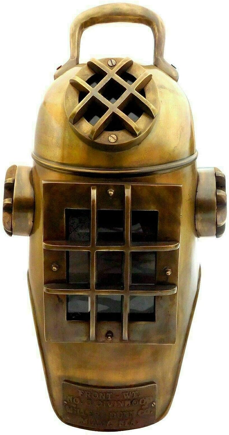 Nautical Decor Brass Antique Scuba Divers Diving Helmet Morse Diving Helmet
