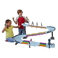 Hot Wheels Mario Kart - Pista Arcobaleno, playset di oltre 2 metri con luci e suoni