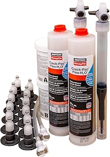Simpson Strong-Tie CPFH09KT Crack-Pac Flex-H2O 9 oz. Polyurethane Crack Sealer Injection Kit (2 Cartridges)