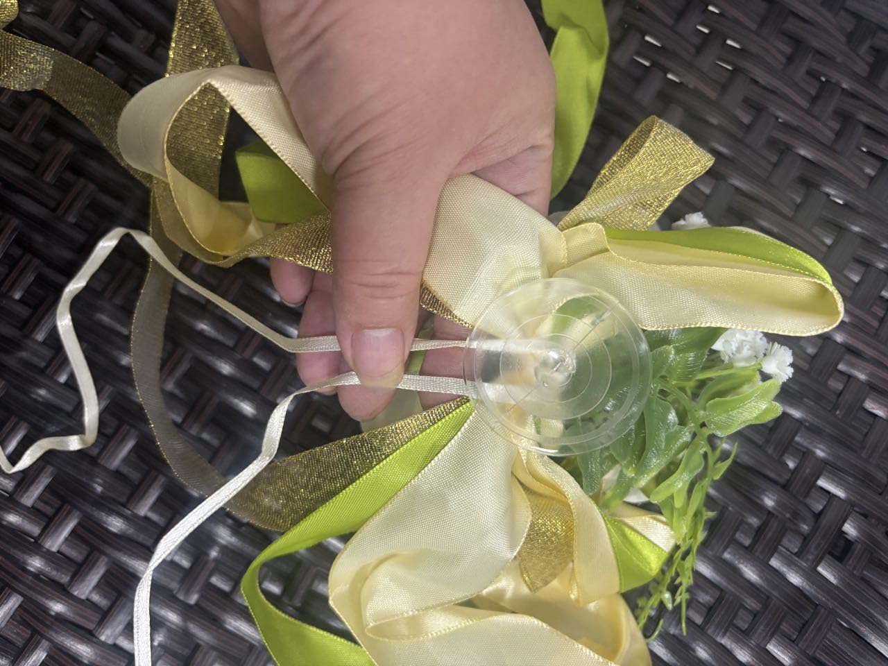20 Stück Autoschleifen Hochzeit Künstliche Blume Autoschmuck Rückspiegel Türgriff Blume Schleife Dekoration Simulation Blume Hochzeitsauto Deko Wedding Car Seidenblume für Hochzeit Party