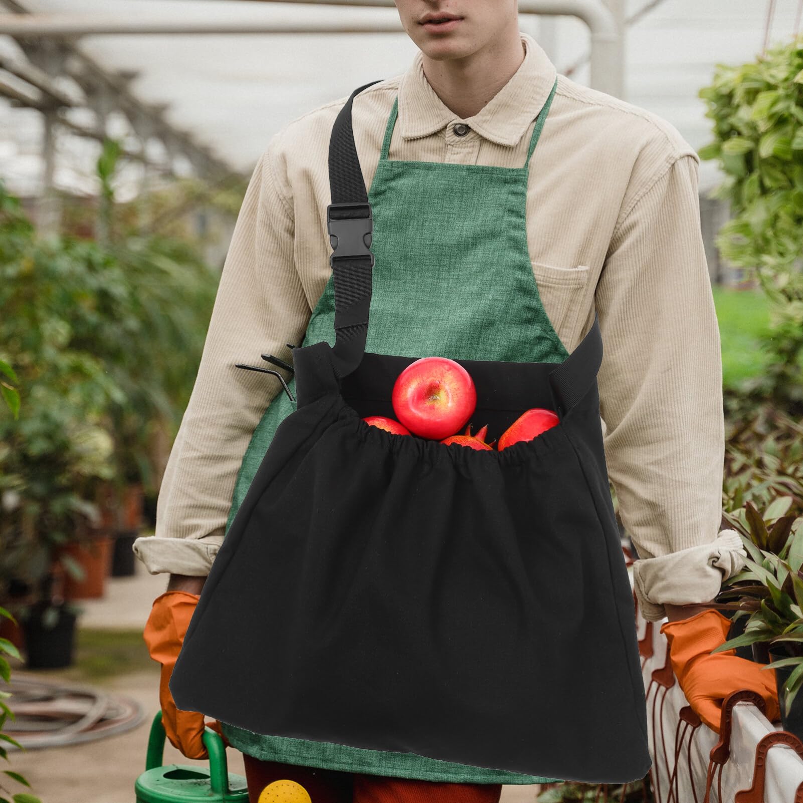 Yardwe Bolsa De Recolección De Frutas Cesta De Cosecha De Jardín Para Verduras De Jardín Delantal De Cosecha De Jardín Para Huerto Al Aire Granja