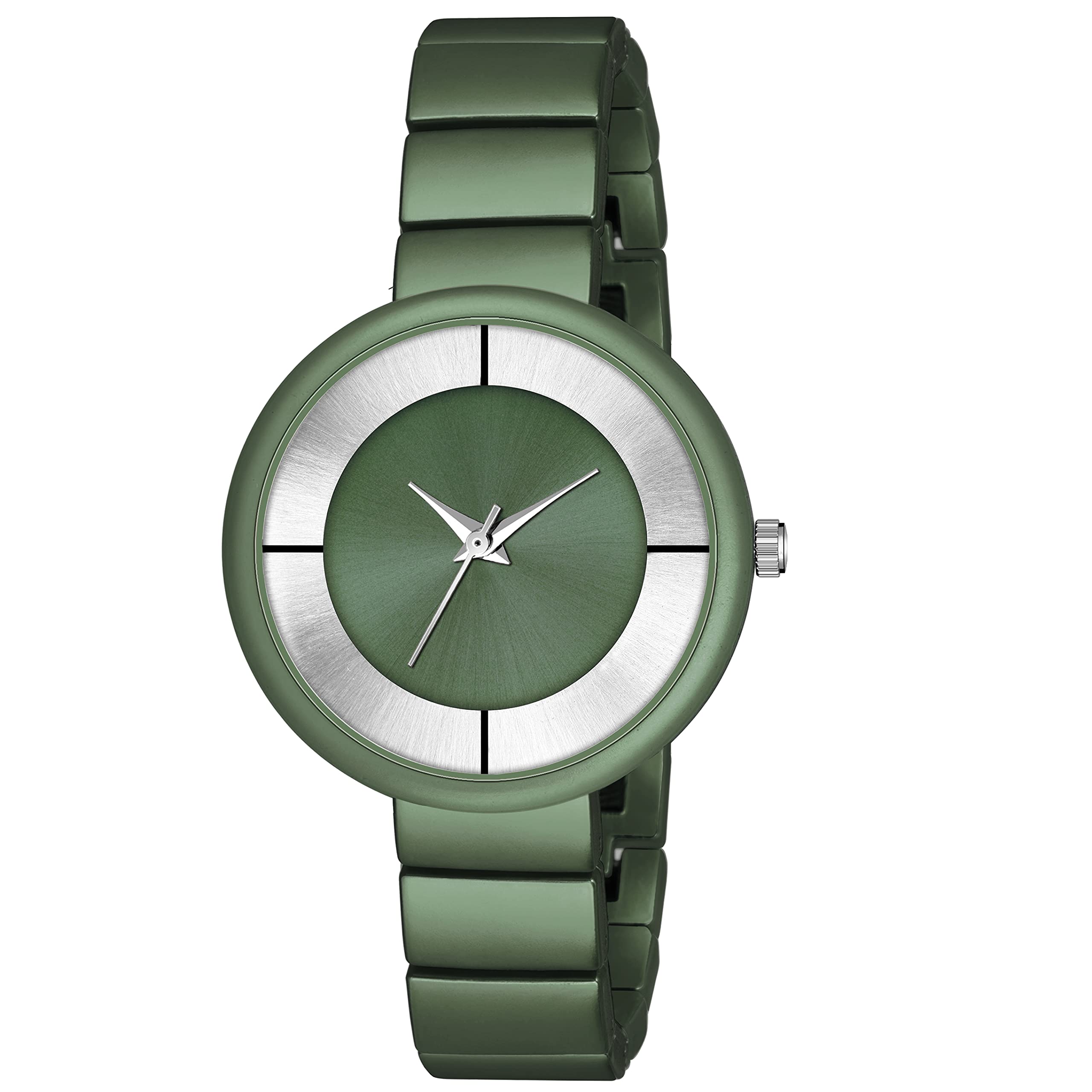 niyati Nx Green & Silver Dial with Green Metal Strap Analog Watch for Girl & Women (B09B4YM6K6) Amazon Price History, Amazon Price Tracker