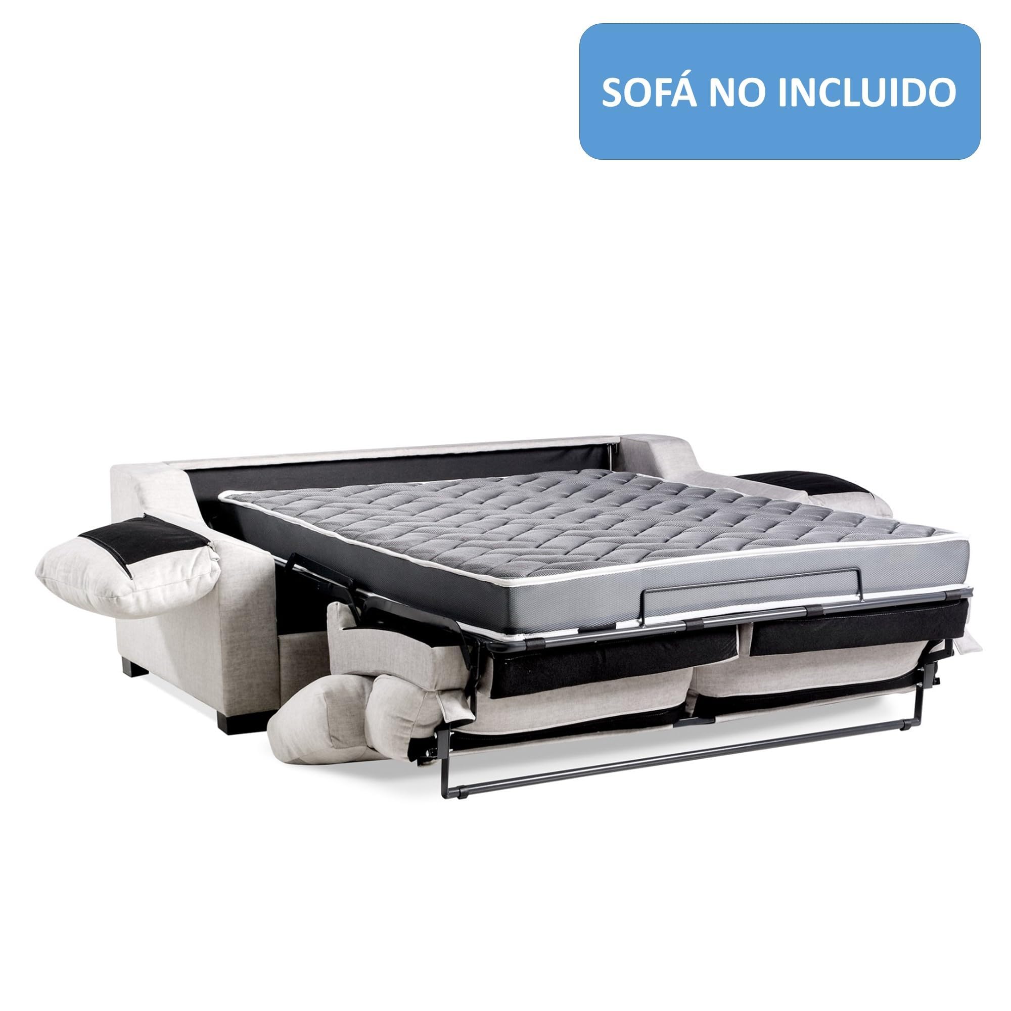 MATTREX | Colchón Sofá Cama 135x180 Sistema Italiano Espuma Alta Densidad y firmeza Media Alta - Colchón Sofa Cama con 12 cm Grosor, Made in Spain Certificado (Sofá NO Incluido)